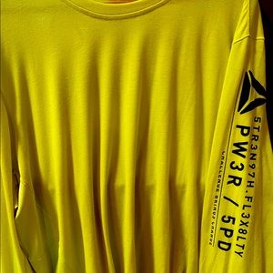 Reebok, yellow, CrossFit, long sleeve t-shirt
